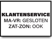 Klantenservice Gesloten fotolijst met glas - Prachtige kwaliteit - woonkamer - Harde lijst - Glazen plaat - inclusief ophangsysteem - Grappige Poster - Foto op hoge kwaliteit uitgeprint