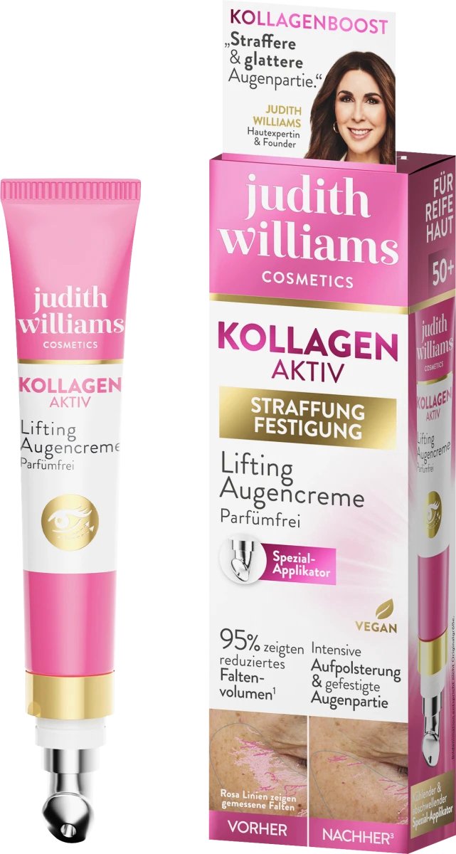 Judith Williams Oogcrème collageen actieve lifting, 15 ml