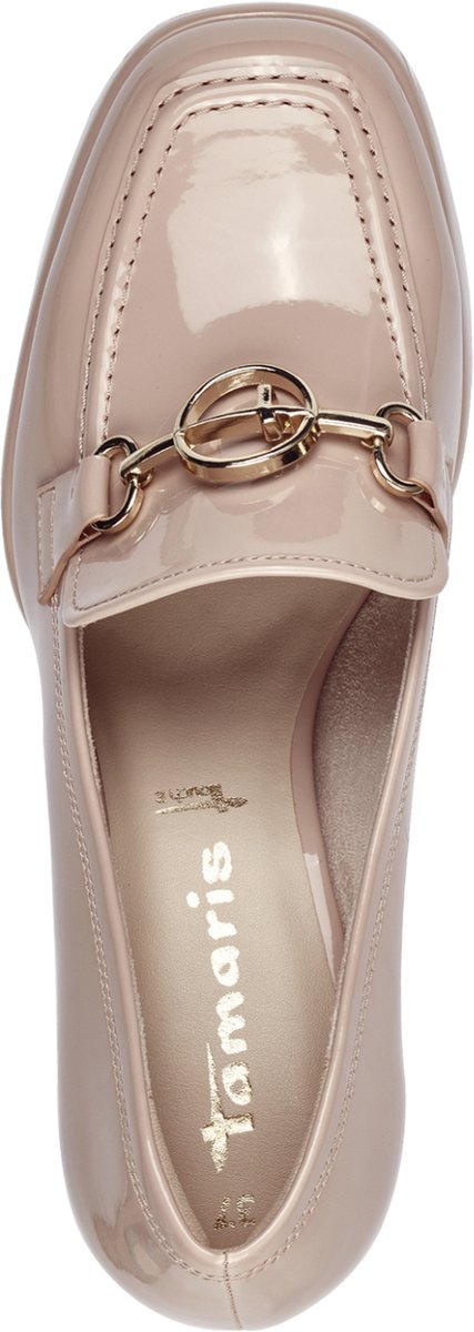 Tamaris Dames 1-24416-42 Slipper, Nude Patent, 39 EU, Nude-patent, 39 EU