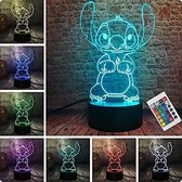 Breng Magie in de Kinderkamer met de Lilo & Stitch 3D LED Tafellamp! - Gitaar