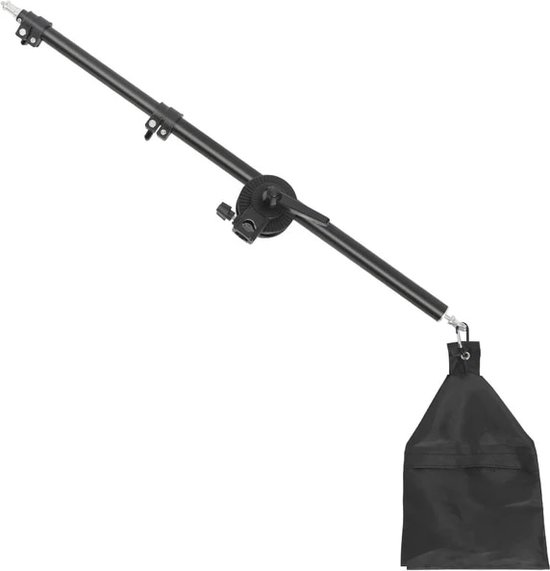 Neewer 2-in-1 Photography Light Stand, Aluminum Alloy 3m Heavy Duty Tripod Stand with 4ft Boom Arm and Empty Sandbag for Video Light, Strobe, Reflector, Softbox for Studio Photo Video Shooting