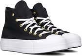 Converse Chuck Taylor All Star Lift Platform Hoge sneakers - Dames - Zwart - Maat 39,5