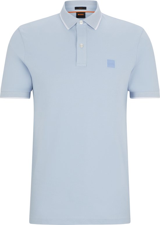Boss Passertip Polo's & T-shirts Heren - Polo shirt - Lichtblauw - Maat XXL