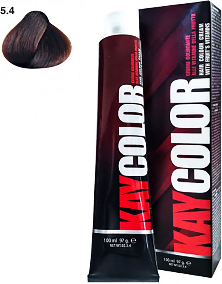 Kay Color - Kay Color Hair Color Cream 100 ml - 5.4