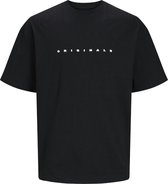 Jack & Jones T-shirt Joreaster Activity Tee Ss Crew Neck 12251966 Black/org Mannen Maat - L