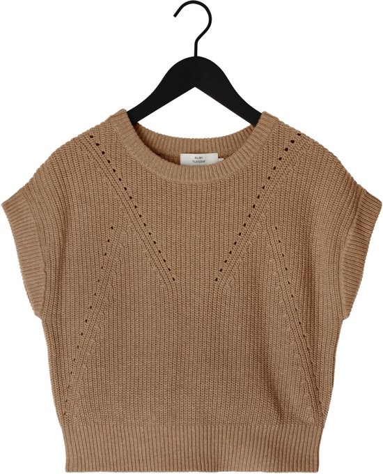 Ruby Tuesday Veline Pull court sans manches Pulls & Pulls et Gilets Femme - Pull - Sweat à capuche - Cardigan - Sable - Taille 42