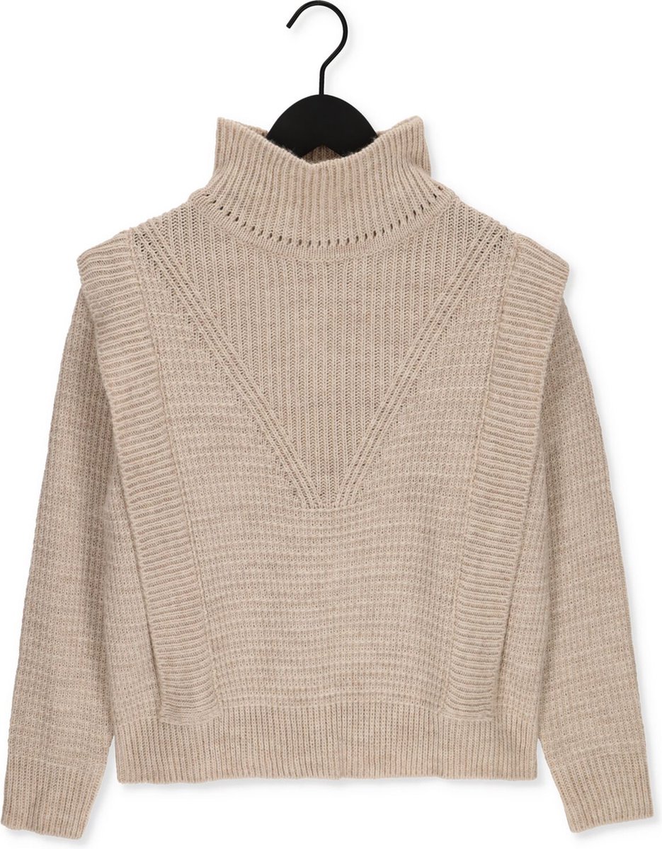 Amaya Amsterdam Kate Knitwear Truien & vesten Dames - Sweater - Hoodie - Vest- Beige - Maat L