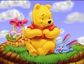 Diamond painting Disney Winnie the Pooh 40x50 vierkante steentjes
