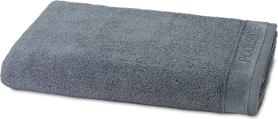 Poolside badhanddoek 67 x 140 cm, handdoek - , 100% katoen, steen (grijs)