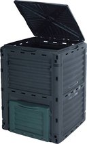 Juwel Thermocomposter AEROQUICK 290 (capaciteit 290 l, voor tuin- en keukenafval, compostbak van UV-stabiel gerecycled kunststof, conische vorm, met 2 uitneemkleppen, deksel met windbeveiliging) 20872