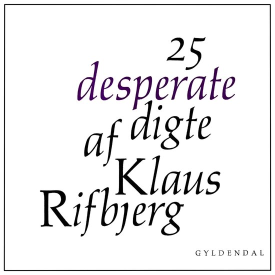 25 desperate digte - cover
