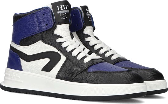 Hip H1012 Hoge sneakers - Leren Sneaker - Jongens - Blauw