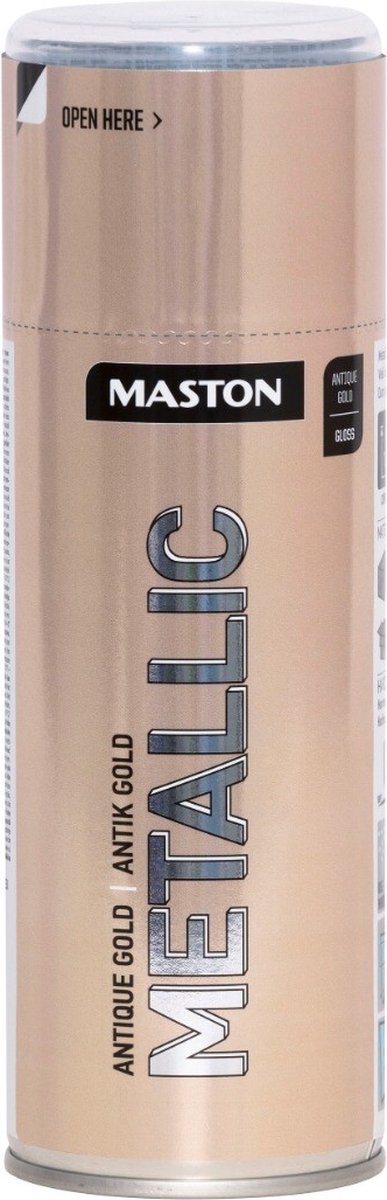 Peinture Métal Maston Hammer - Blanc Mat - Lisse - Peinture En Aérosol - 400 Ml - Beaux-Arts Et Loisirs Créatifs