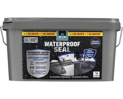 Waterproof Seal 6 + 1 kg GRATIS, waterdichte coating, voor alle weeromstandigheden, waterdicht maken, dakovergangen, dakgoot reparatie carports, caravans