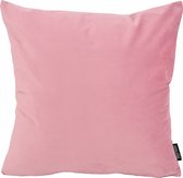 Velvet Lichtroze Kussenhoes | Fluweel - Polyester | 45 x 45 cm | Roze