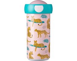 Product: Mepal schoolbeker Campus â€“ 300 ml â€“ Sluit goed af â€“ Drinkbeker voor kinderen â€“ Leopard, van het merk 