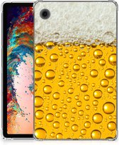 TPU Back Cover Geschikt voor Samsung Galaxy Tab A9 Hoes Bier met doorzichte zijkanten