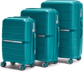Attitudez EliteZ Set de valises de voyage Blue Coral
