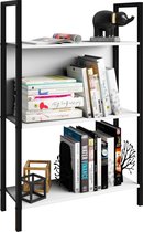 VCM hout, metaal, opslag, standaard, plank, boekenplank, decoratie, boeken, standaard, Flakos, 2