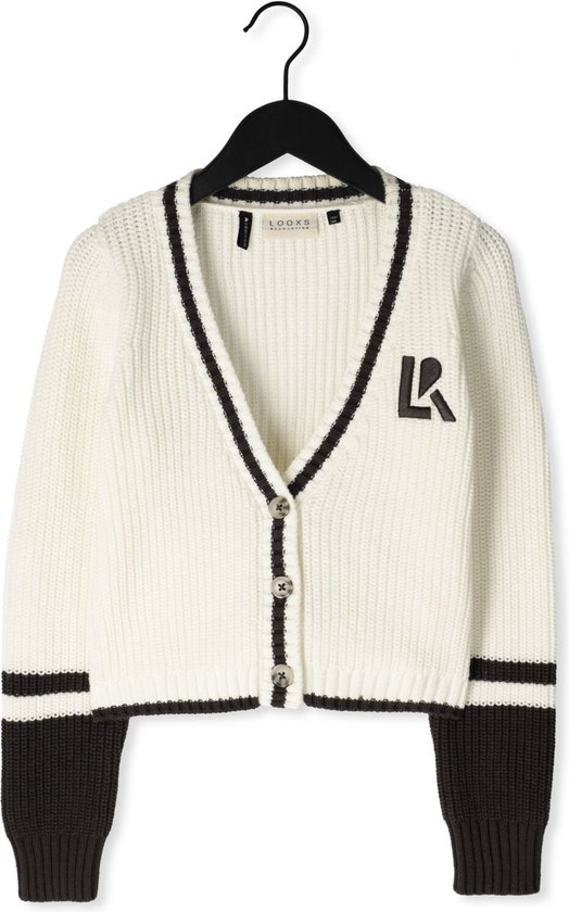 LOOXS 10sixteen 2401-5305-004 Meisjes Sweater/Vest - Wit van 60% Cotton 40% acryl