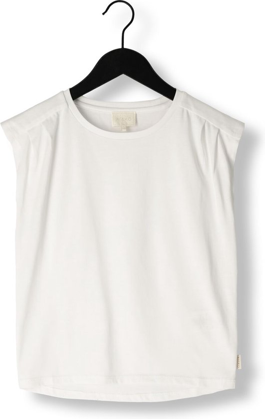 Ai&Ko Lucia Co 105 G Tops & T-shirts Meisjes - Shirt - Ecru - Maat 164