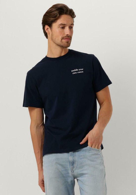 Forét Tip T-shirt Polo's & T-shirts Heren - Polo shirt - Donkerblauw - Maat M