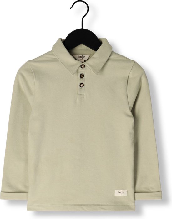 Baje Studio Byron Polo's & T-shirts Jongens - Polo shirt - Groen - Maat 134/140