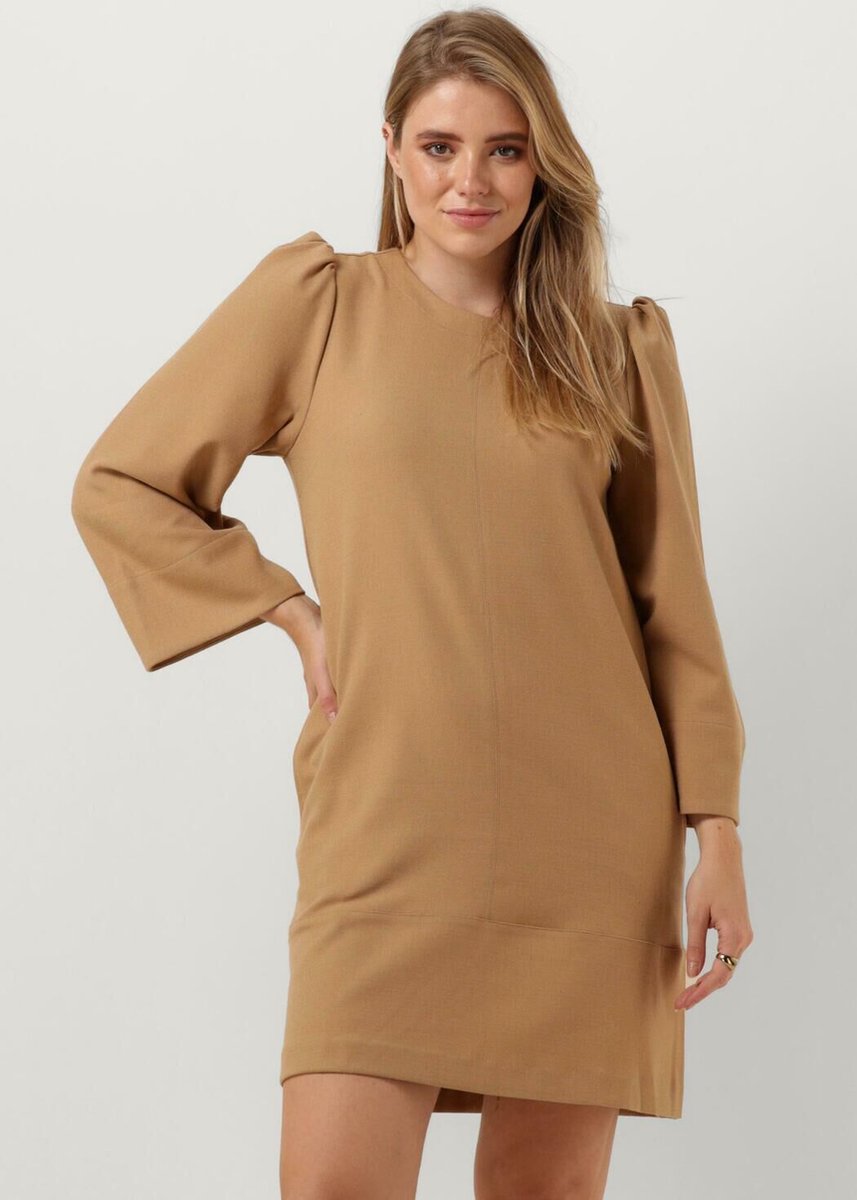 Ruby Tuesday Ronalee Round Collar Dress Jurken Dames - Rok - Jurk - Bruin - Maat 36