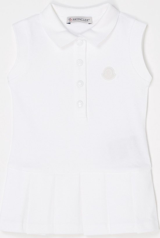 Moncler Mouwloze jurk - Wit - Maat 98