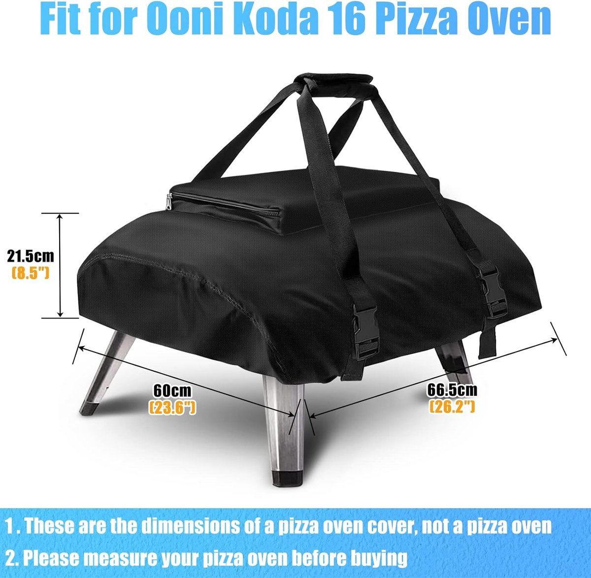 Draagtas voor Ooni Koda 16, Pizza Oven Cover voor Ooni 16 Outdoor Pizza Oven Accessoires Draagbare Draagtas voor Ooni 16 met Tas (Alleen Cover) – foto 5