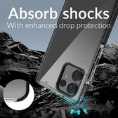 Mobilize Shatterproof Telefoonhoesje geschikt voor Apple iPhone 15 Plus Hoesje Hardcase Backcover Shockproof - Zwart
