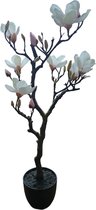 Mica Decorations Magnolia kunstboom L50xB42xH94,5cm Wit ,L.roze