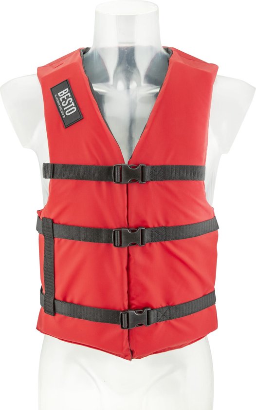 Gilet de sauvetage adulte Besto Allround fit 50N - Rouge