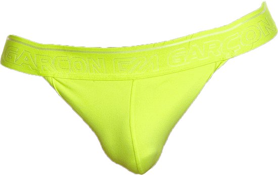 Garçon Neon Yellow Jockstrap - SIZE L - Men Sous-vêtements - Jockstrap for Man - Men Jock