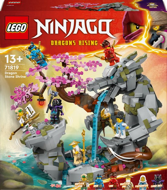 Foto: Lego ninjago altaar van de stenen draak 71819