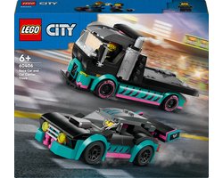 foto van LEGO City Raceauto en transporttruck - 60406