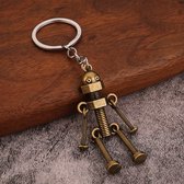 Porte-clés robot rétro I Porte-clés Vintage I Porte-clés I Design à vis I Koper