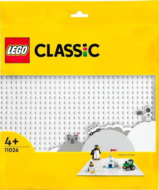 LEGO Classic Witte Bouwplaat - 11026