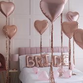 Ginger Ray - Ginger Ray - Rose Gold Bride and Heart Balloons Room Decoration Kit