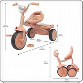 Mima™ Tricycle - Vélo pour enfants - Vélo - Tricycle pour tout-petits - Rose - pliable