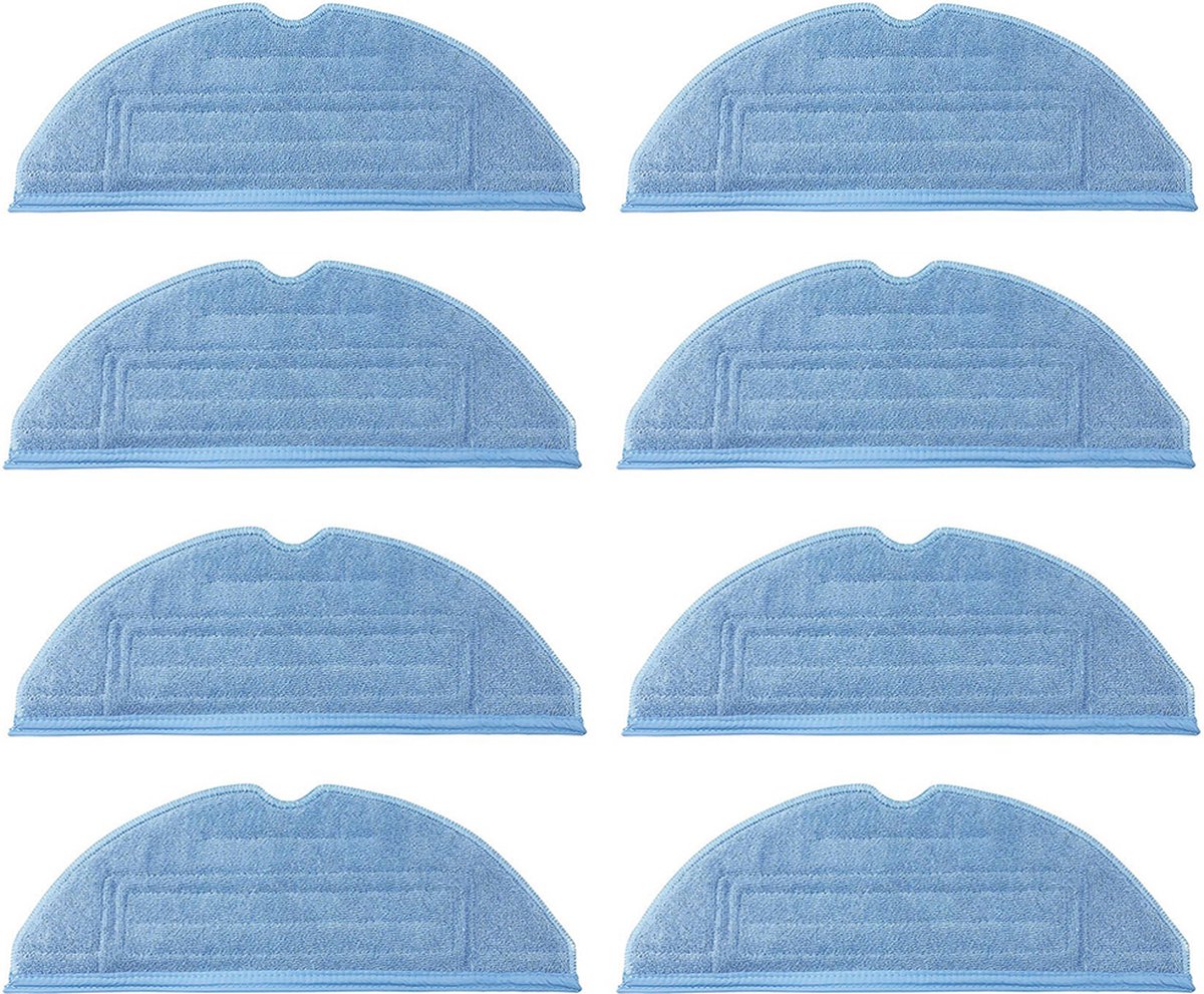 Goedkoopste Microvezeldoeken - Dweildoeken - Vloerdoeken - geschikt voor Xiaomi Roborock S8/S8 /S7/T7 / T7plus robotstofzuiger - microvezel - zacht - wasbaar en herbruikbaar vervangende - wisserdoeken mop 8-delige set