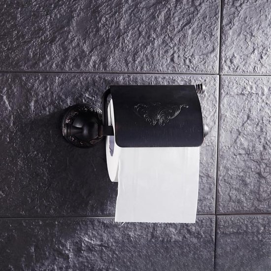 Toiletrolhouder Wandmontage Vintage Handdoekhouder Zware Doe-het-zelf