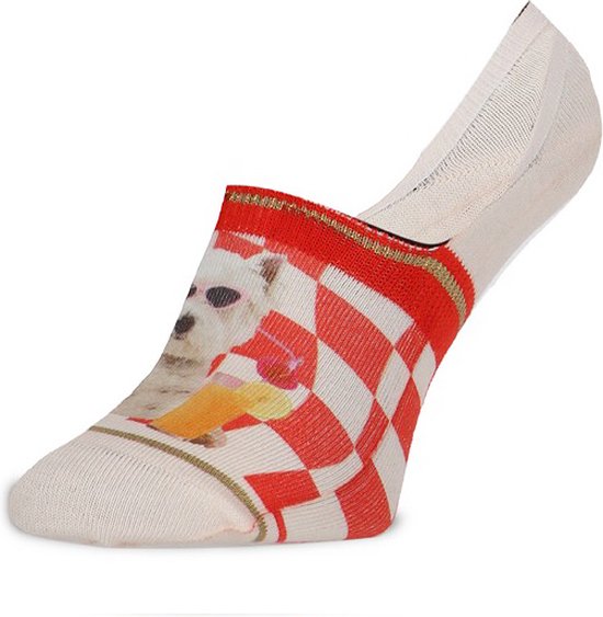 XPOOOS dames footies cocktail hour multi - 35-42