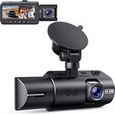 Bol.com Dashcam - Dashcam Voor Auto - Dashcam Voor Auto Voor En Achter - 4K - Infrared Night Vision aanbieding