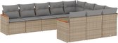 vidaXL-10-delige-Loungeset-met-kussens-poly-rattan-gemengd-beige