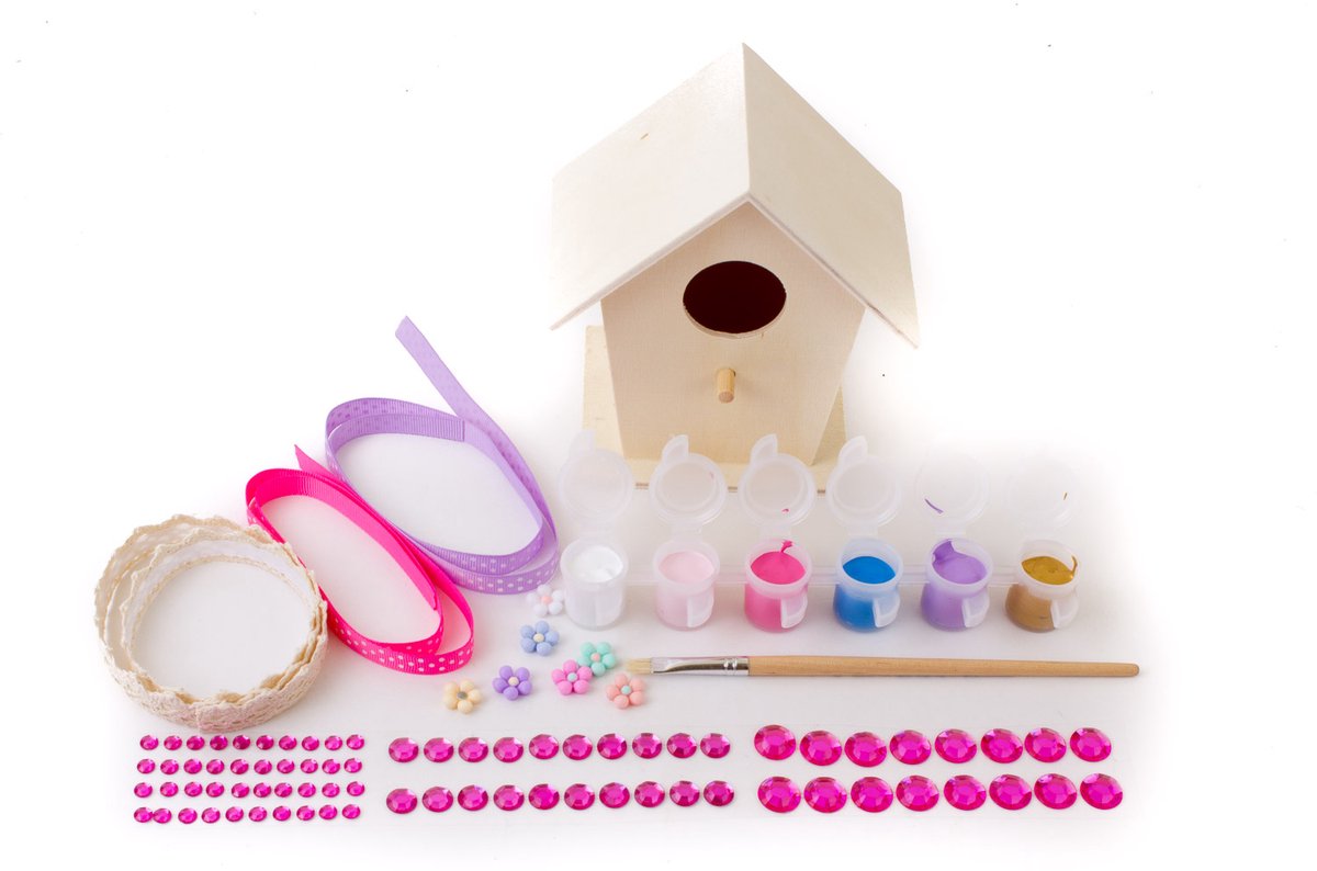 Vogelhuisje voorjaar knutselen – Kant-en-klaar | decoratief in huis| Creatieve Cadeaus