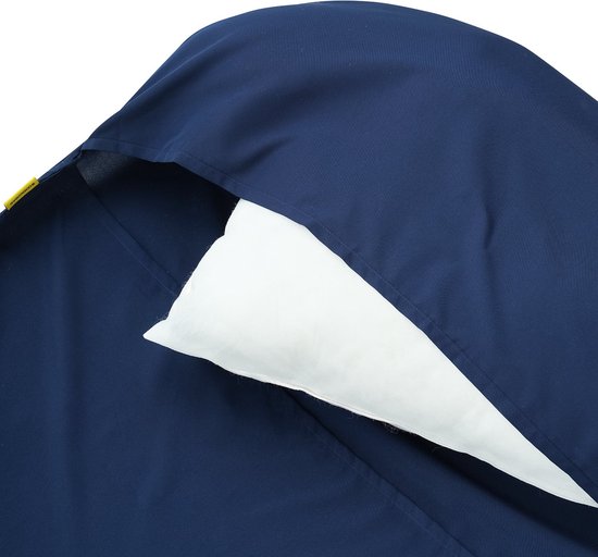 NOMAD® Lakenzak Mummy - Geïntegreerde kussensloop - 220 x 80 cm - Dry-Touch Polyester Zomer / Reis slaapzak - Reislaken - Compact & Lichtgewicht van Merkloos — afbeelding 4