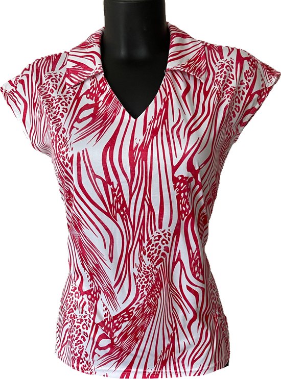 Func Factory dames Polo Izze coral maat 34 van Func Factory — afbeelding 3