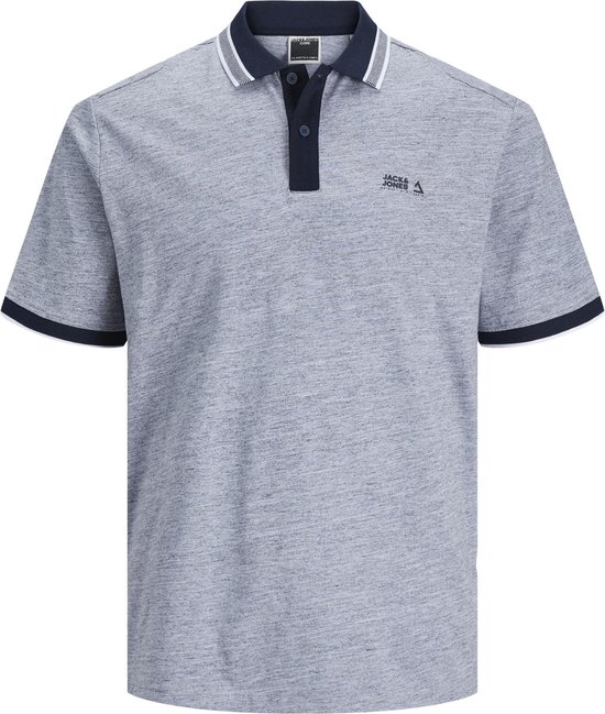 JACK&JONES JCOMELANGE JERSEY POLO SS Heren Poloshirt - Maat XL