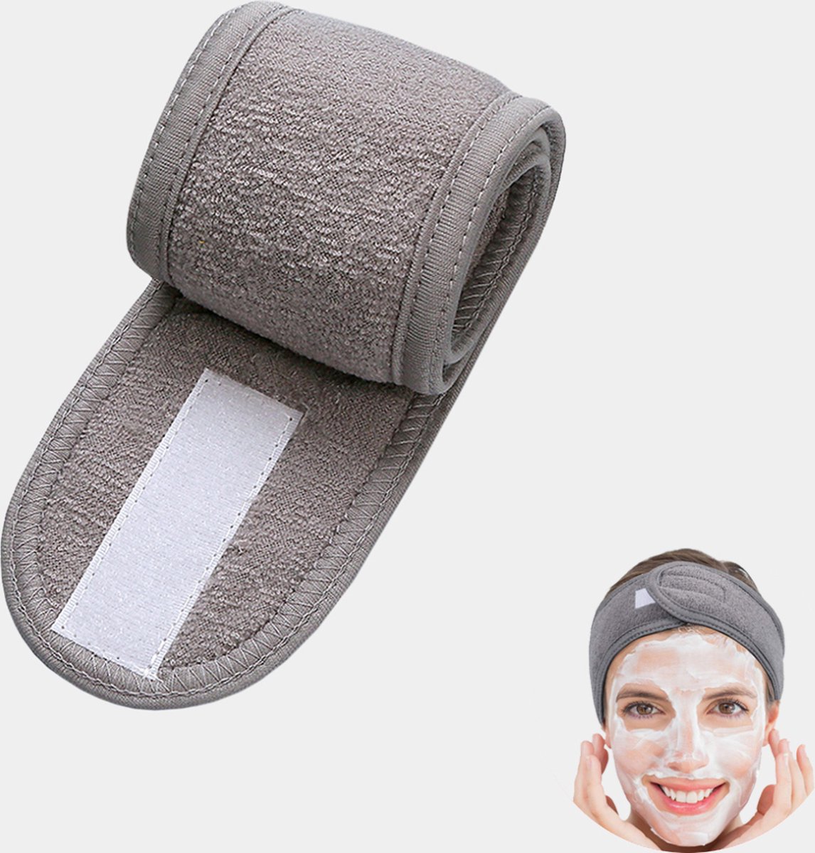 Haarband - Hoofdband - Badstoffen Bandeau - Make-up accessoires - Spa Facial Hoofdband - Hairband - LOUZIR